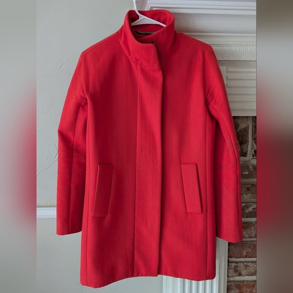 J. Crew | City Coat Red - Picture 2 of 5